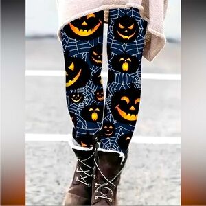 🎃🍂 Spooky Pumpkin Print Women's Leggings